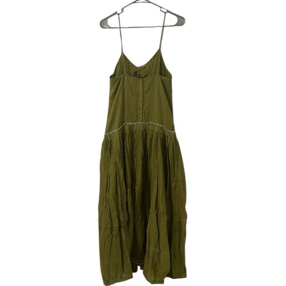 Raga/Chaudry Green Cotton Midi Dress(Size Small) - Picture 4 of 13